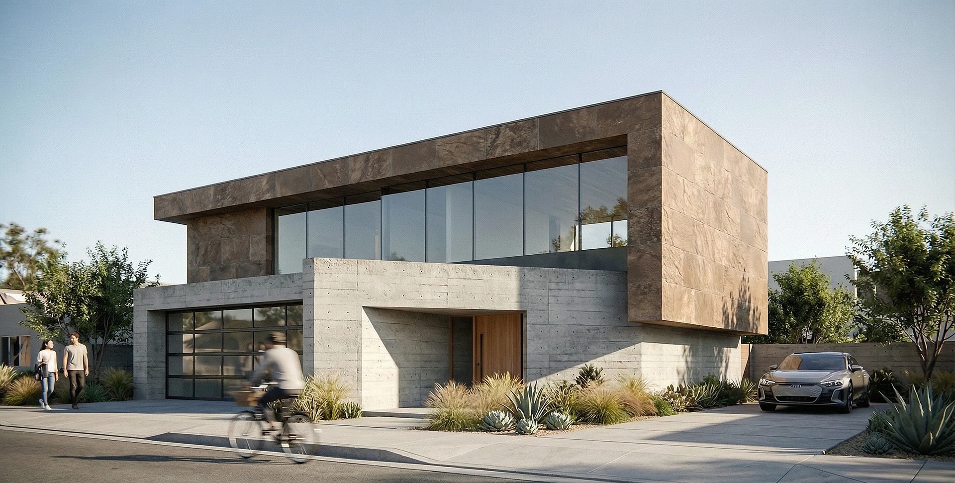 Lumion-style AI architectural render 1