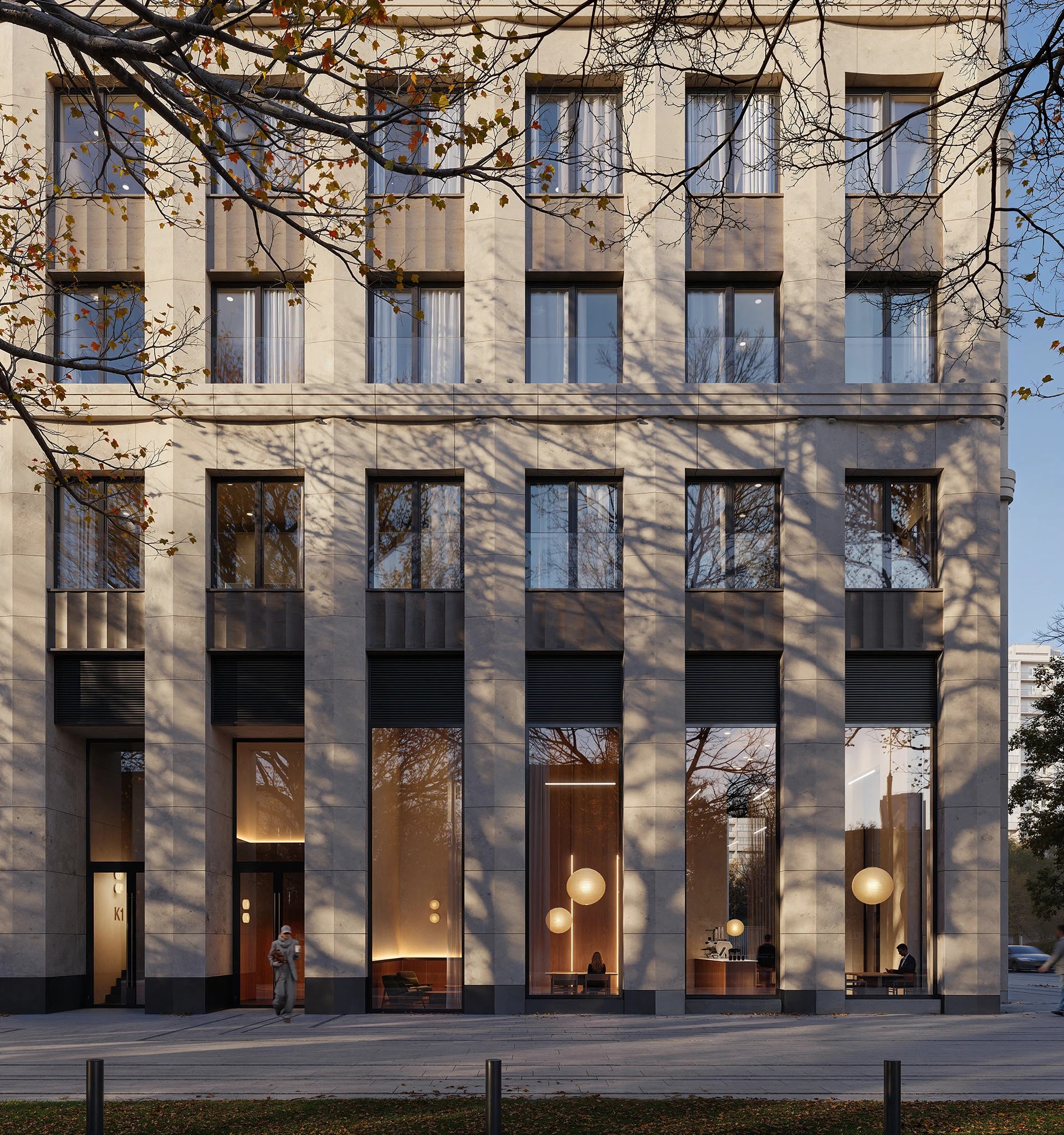 Twinmotion-style AI architectural render 3