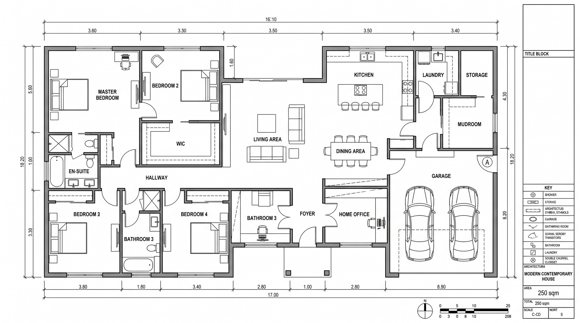 AI-generated floor plan 1