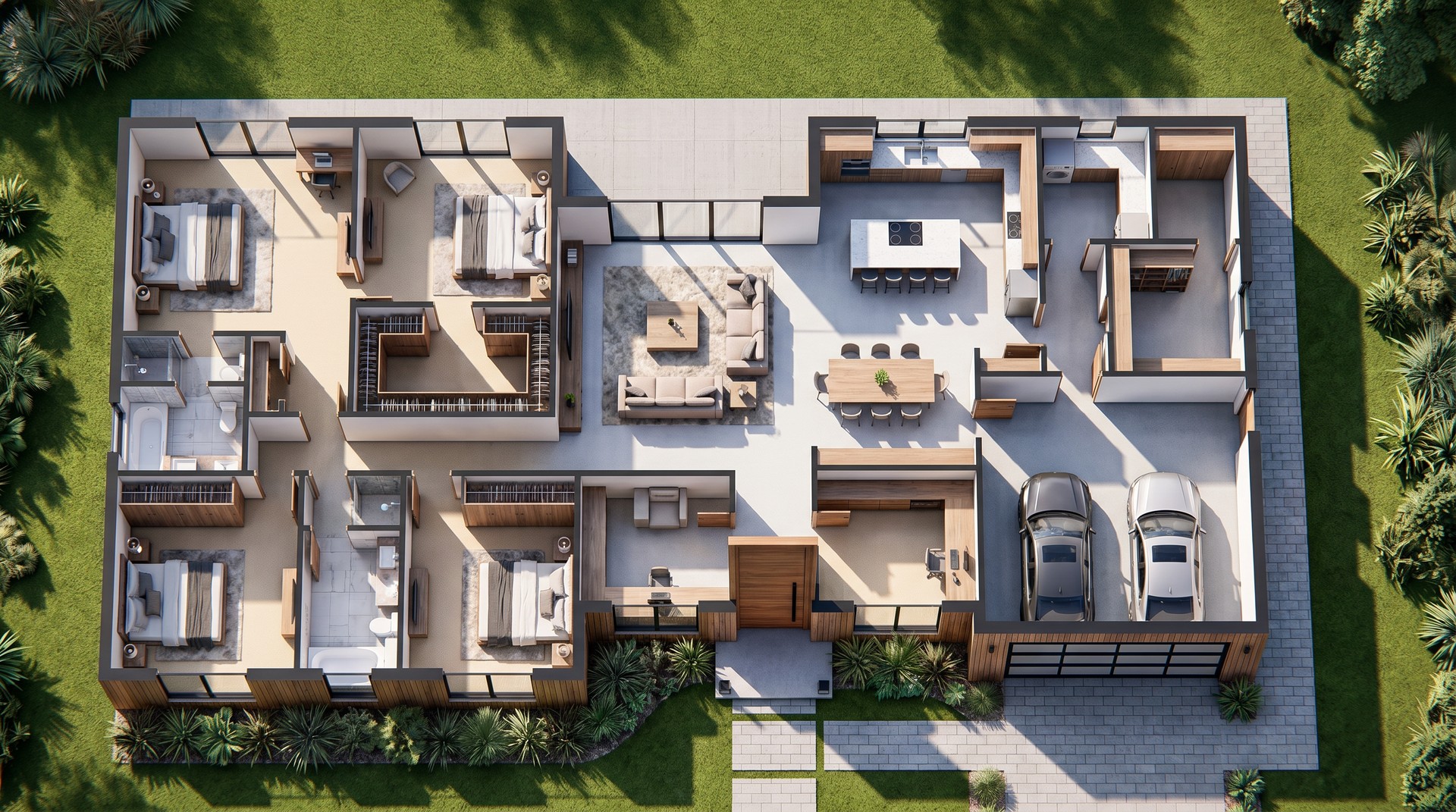 AI-generated floor plan 4