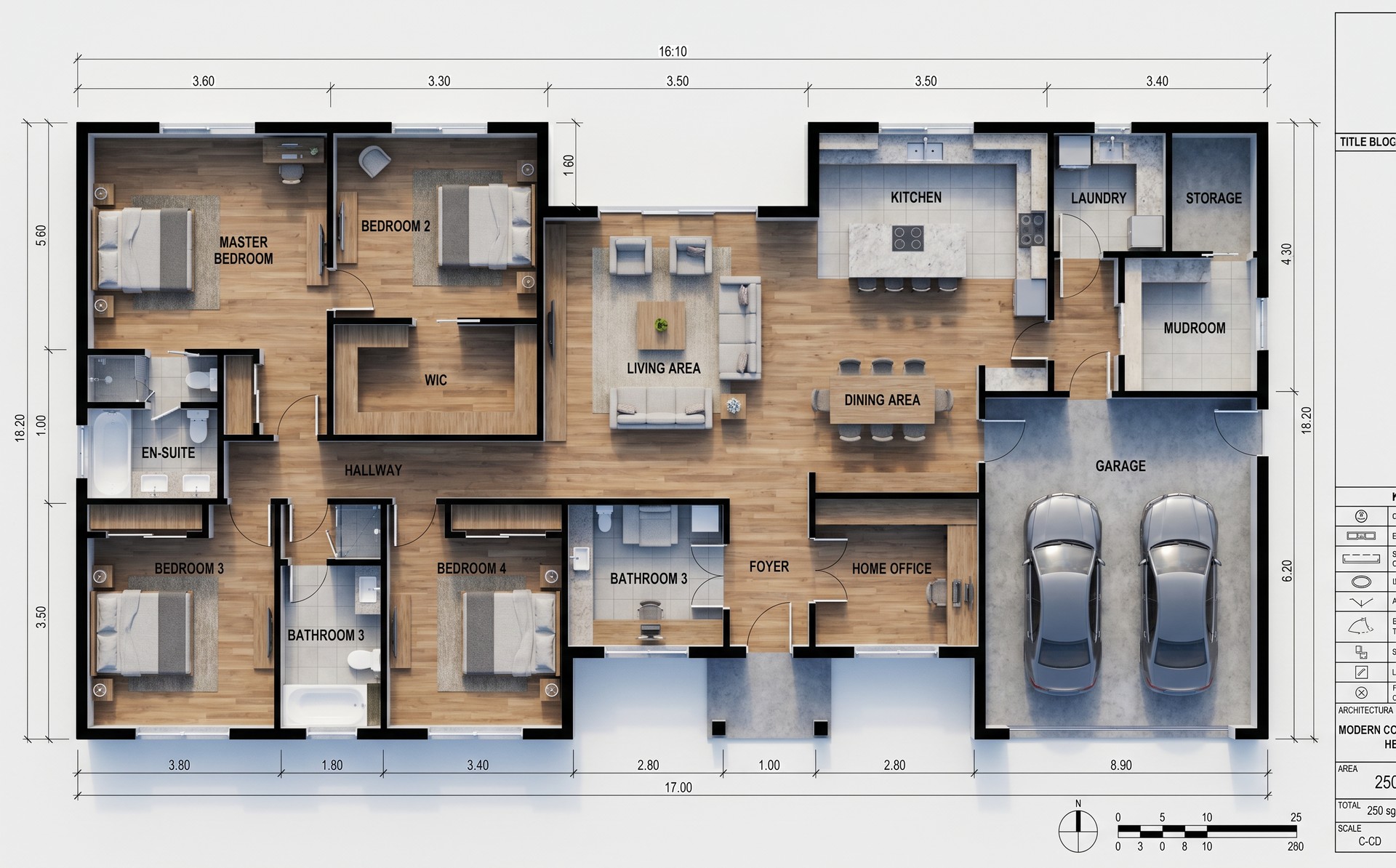AI-generated floor plan 2