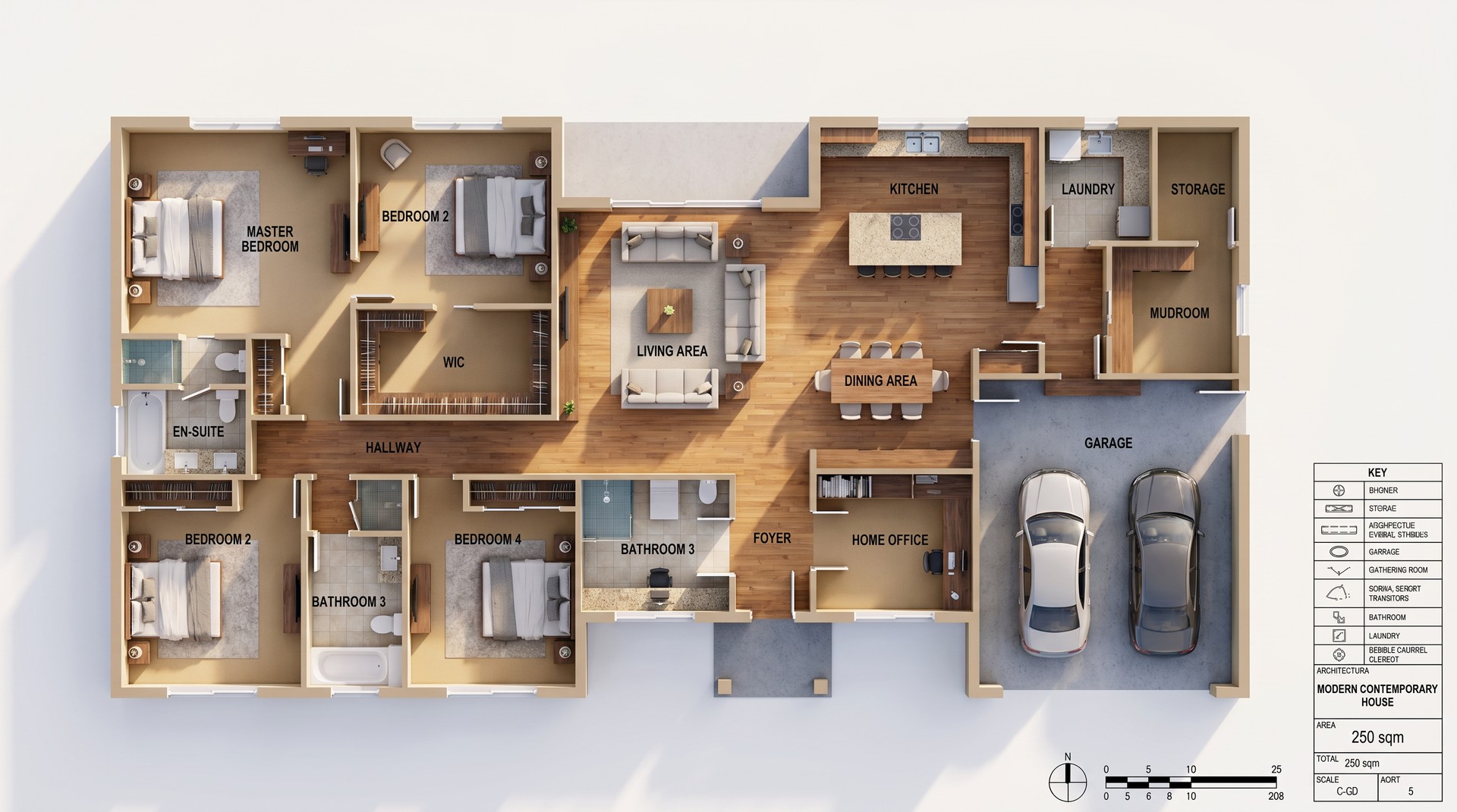 AI-generated floor plan 3